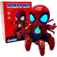 Jouet électronique - SEBTHOM - Robot Spiderman Electronique - Rouge - Mixte - 3 ans et plus