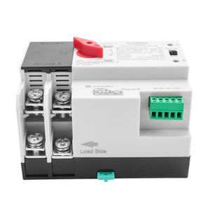 Commutateur Automatique Double Alimentation 4P 110V/220V - Montage Rail Din 63A