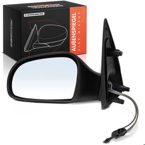 Rétroviseur Mécanique Droit Noir – Compatible Citroën Saxo Phase 1 1996-1999 – Convexe Passager