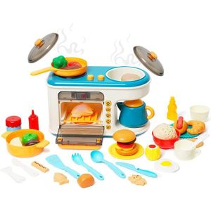 DINETTE - CUISINE 47PCS Kit Cuisine Enfant, Jouets de Cuisine, avec 