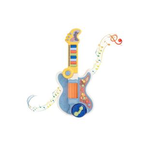 INSTRUMENT DE MUSIQUE Jouet Musical de Guitare électrique pour Enfants pour Les Tout-Petits Instrument de Musique Multifonctionnel avec Piano et Tambour