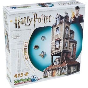 Puzzle 3D Terrier - Maison des Weasley - 3 Reliques Harry Potter