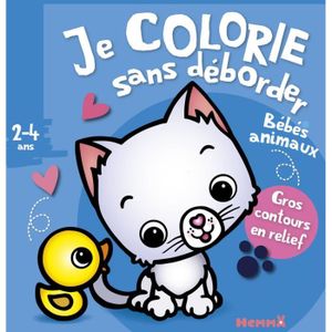 Livre 3-6 ANS Hemma - Bebes animaux  - Bloc de coloriages aux co