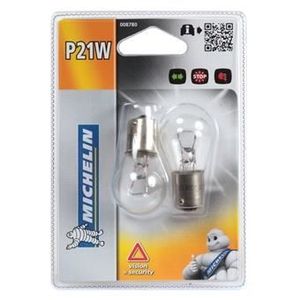 Pack de 2 Ampoules P21W Platinum (chrome) - Blanc pur pour feux de jour  (DRL)