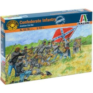 FIGURINE - PERSONNAGE Figurines militaires : Infanterie Confédérée (Guerre de Sécession) aille Unique Coloris Unique
