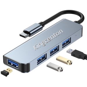 HUB Kingcenton HUB USB C 4 en 1, Multiport Adaptateur 