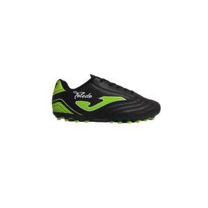 Chaussures de football Joma Toledo JR 2301 pour enfants - Noir - Crampons moulés - Terrain synthétique