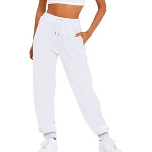 PANTALON DE SPORT Pantalon de Sport Femme - Yoga - Blanc - Running -