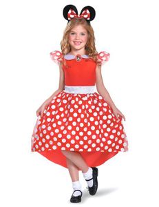 DÉGUISEMENT - PANOPLIE Déguisement Minnie Mouse rouge classique fille