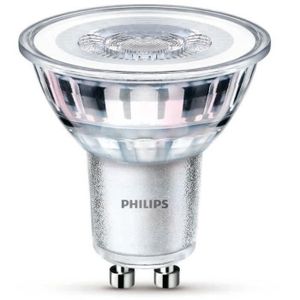 AMPOULE - LED PHILIPS Ampoule LED Spot GU10 - 50W Blanc Chaud - Compatible Variateur - Verre