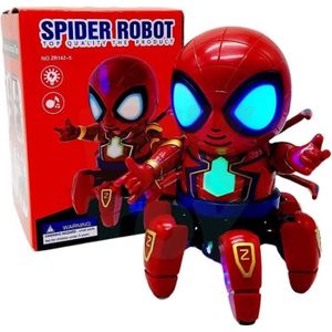 ROBOT - ANIMAL ANIMÉ Jouet électronique - SEBTHOM - Robot Spiderman Electronique - Rouge - Mixte - 3 ans et plus