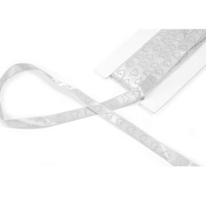 SODIAL R blanc Ruban De Satin Mariage Sangles Decorations Artisanat De Couture De Ballons Bandent Nouvelle ruban colore