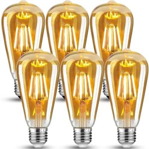 AMPOULE - LED Ampoule LED Edison E27,Ampoule LED Vintage Lampe D