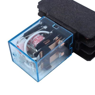 Relais De Puissance AC 220V 10A DPDT Avec Socle - Modèle HHC68A-2Z Compatible LY2NJ HH62P
