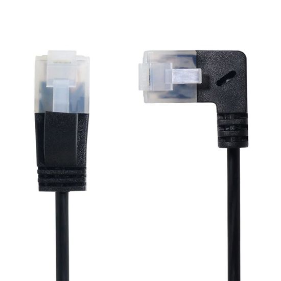 LANMINGLEL Câble Ethernet Cat5e court à 90 degrés Cat 5e LAN - Câble d LANMINGLEL Câble Ethernet Cat5e court à 90 degrés Cat 5e LAN - Câble d