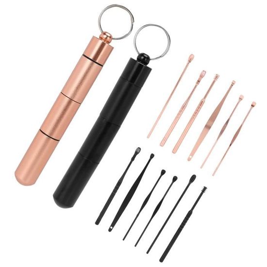 Kit Nettoyage Piercing Oreille - 480 Fils Coton + Solution, Parfum Rose Et Menthe, Entretien Quotidien