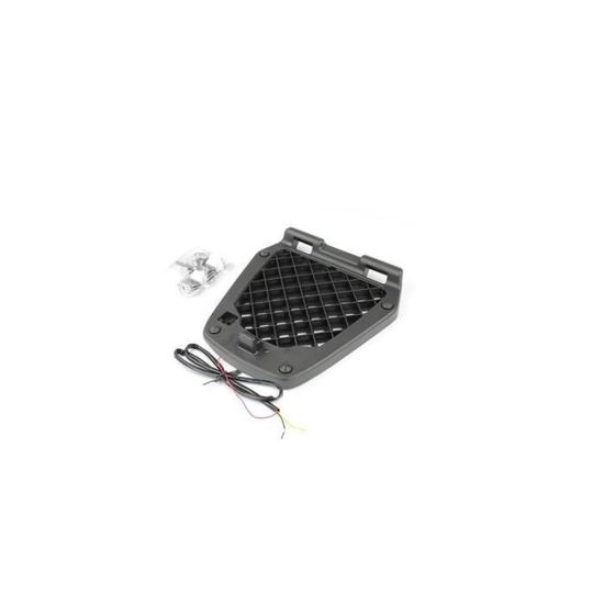 Platine de top case coocase astra s48 litres noir luxury kit visserie inclus