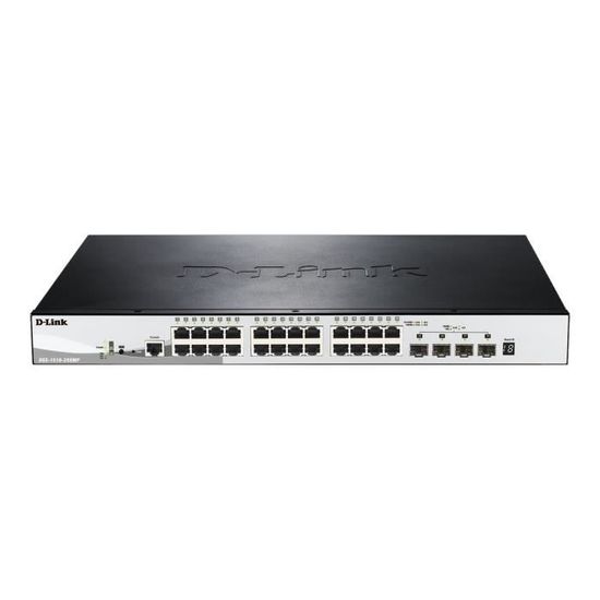 DLINK Commutateur Ethernet SmartPro DGS-1510-28XMP 24 Ports Gérable