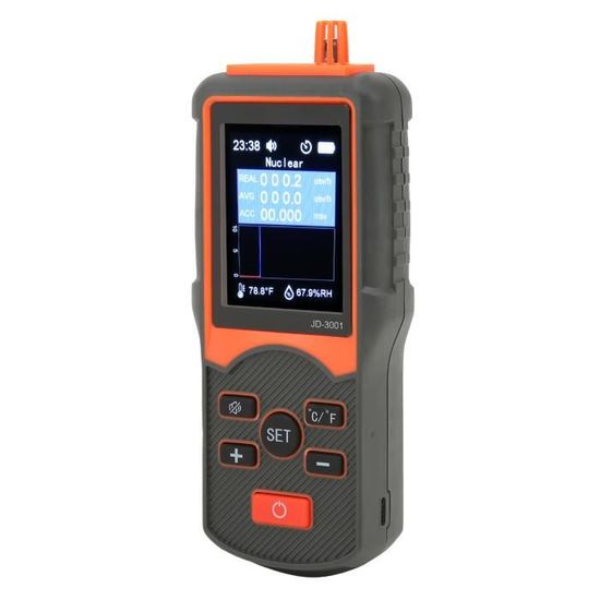 Compteur Geiger Heaveant NR-750 - Détecteur Radiation Portable écran LCD
