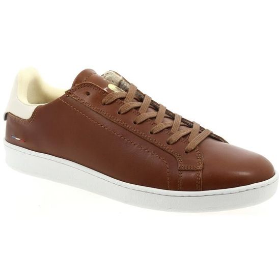 Baskets basses LE COQ SPORTIF AVANTAGE Cognac Cdiscount Chaussures