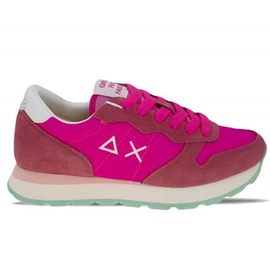 SUN68 Sneaker bimba lilla/rosa in pelle SNEAKERS