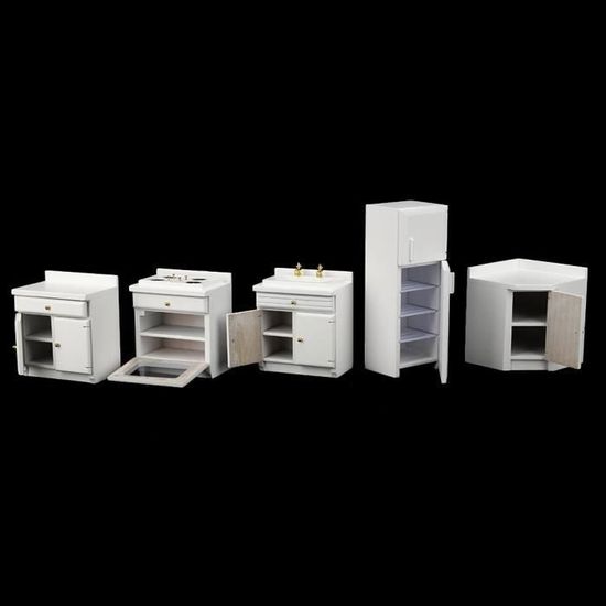 Odoria 1/12 échelle Miniature Porte En Bois Maison De Poupée Meubles Accessoires