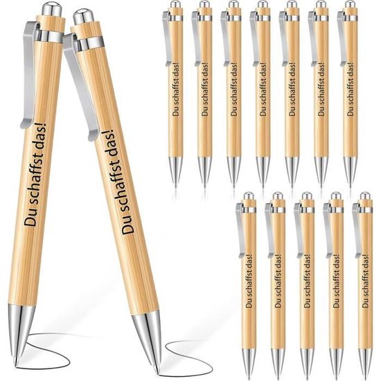 Zonon Lot De 12 Stylos à Bille Avec Citations Inspirantes