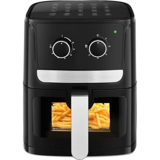 Friteuse Sans Huile Innsky 6L - 1500W, 8 Programmes, Écran Tactile, Cuisson Saine & Silencieuse (≤50dB) | Pour 6 Personnes