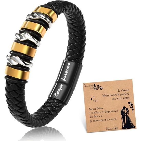 Portefeuille Homme Personnalisable Avec Photo & Nom - Cadeau Sentimental Pour Papa, Mari, Ami - Cuir PU