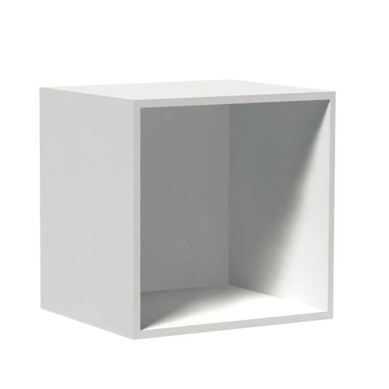 Cube De Rangement Empilable - 35,5 X 35,5 Cm - Gris à Prix Carrefour