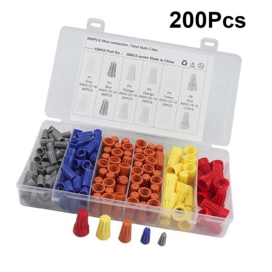 Pince à Sertir Cosse, Outil De Sertissage Pour Câble Métallique Jusqu'à 2,2 Mm Avec 150 Manchons De Sertissage Double Barillet En Aluminium De 3 Tailles 81081605