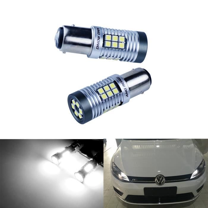 2x Ampoule 30 SMD LED 380 P21/5W 1157 BAY15d blanc Feu de position Stop Feux de Jour Lumière
