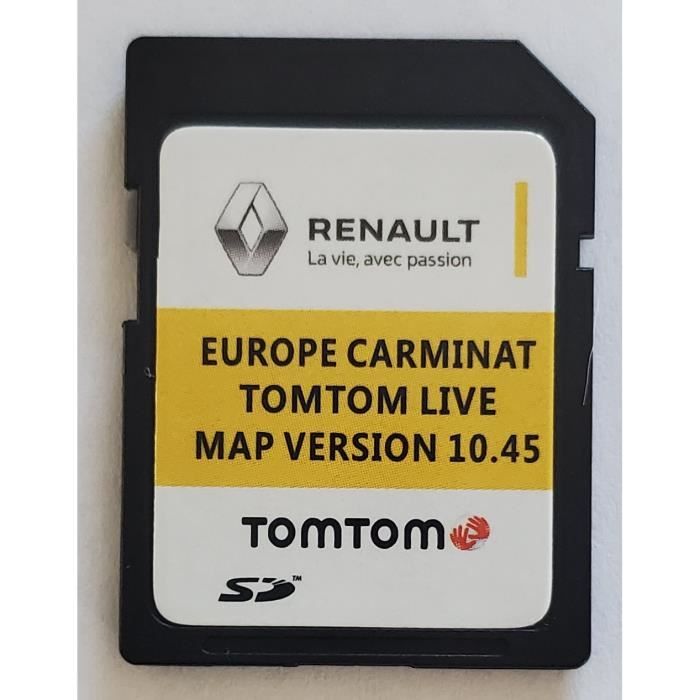 Carte SD GPS Europe 2020 - 10.45 - Renault TomTom Live
