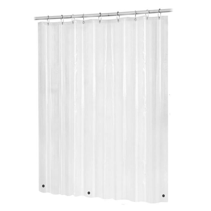 Doublure de rideau de douche de bain salle de bains imperméable non toxique et résistante aux moisissures GT971