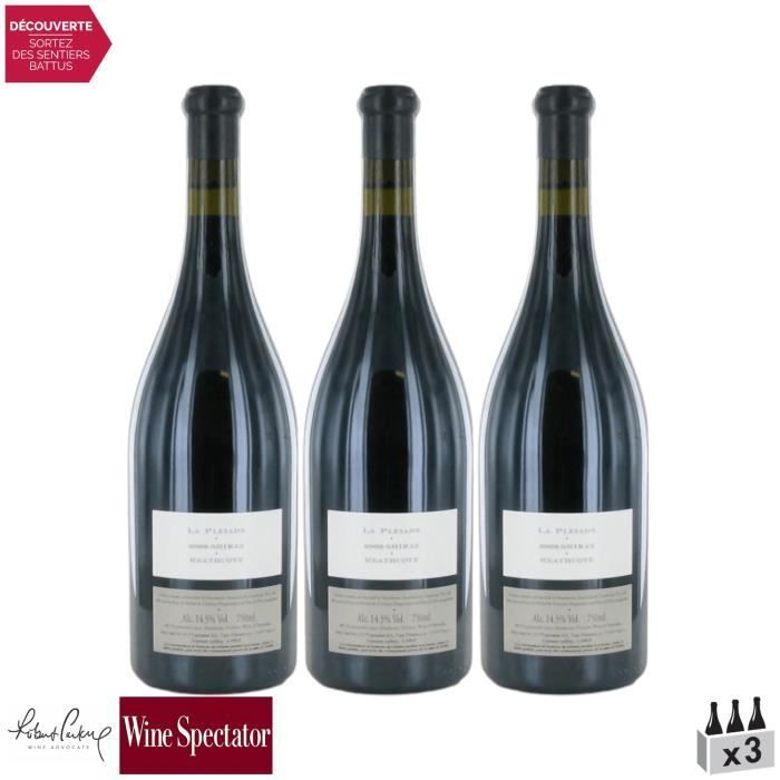 Heathcote Victoria La Pleiade Shiraz Rouge 2005 - Lot de 3x75cl - Domaine Cambrien - Chapoutier - Vin . Rouge - Origine Australie