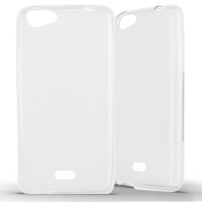 Etui housse coque Wiko Pulp Fab 4G Silicone Gel anti chocs Transparent