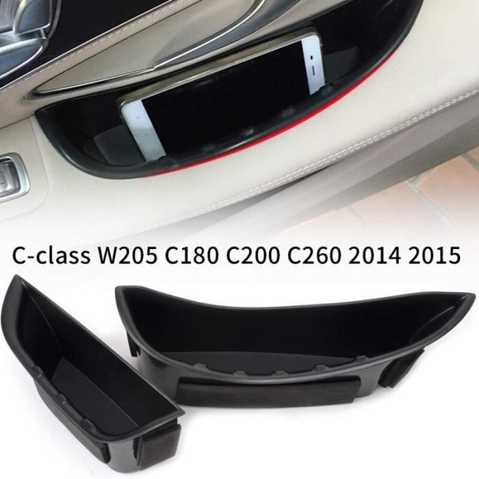 Boîte de rangement d'accoudoir de pporte avant, support de conteneur pour Mercedes Benz classe C W205 C1 KIT DE VISSERIE - PNY01408