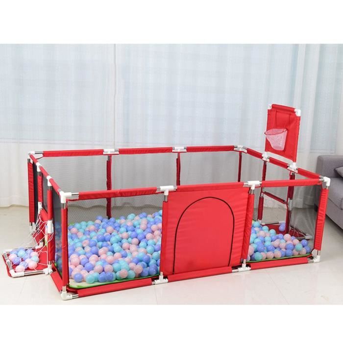 Parc pour bébé Clôture bébé 0-6 ans Clôture de sécurité pour nouveau-né Clôture de sécurité pour enfant Barrière de lit|rouge#2