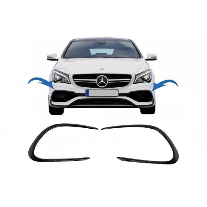 Ailerons latéraux pare-chocs pour Mercedes CLA W117 13-18 CLA45 A-Design Noir