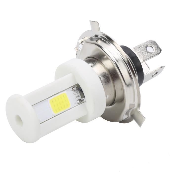 Ampoule de phare LED H4 LED ampoule de phare de moto faisceau haut / bas lumière blanche 1080LM 6500K lampe avant de moto 9-12W