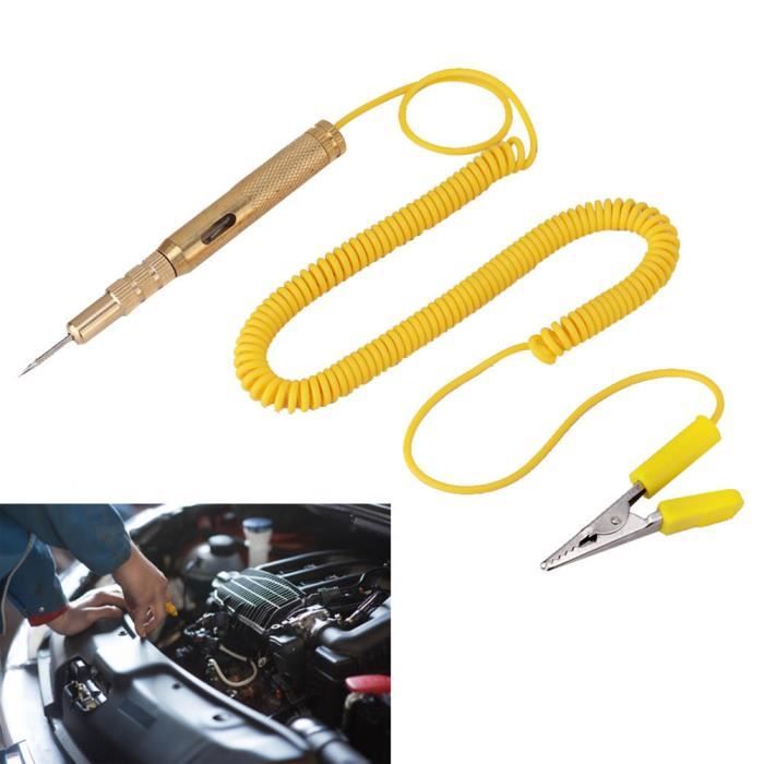 Cuque Ampoule de testeur de circuit Testeur de Circuit de véhicule de voiture automatique DC 6V 12V 24V ampoule de test de tension