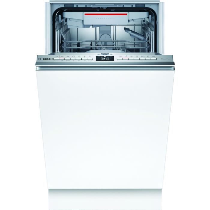 bosch - lave-vaisselle 45cm 10c 44db a+ tout intégrable - spv4hmx61e