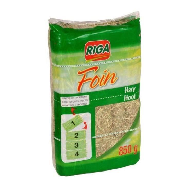 RIGA Foins compactés sécables pour rongeurs 2 x 850g