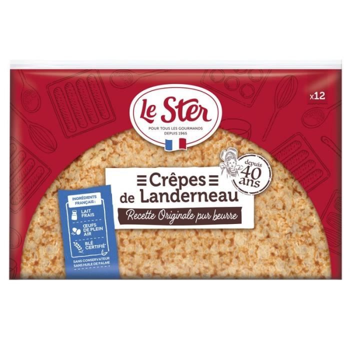 LE STER - Crêpes De Landerneau Le Patissier 300G - Lot De 4