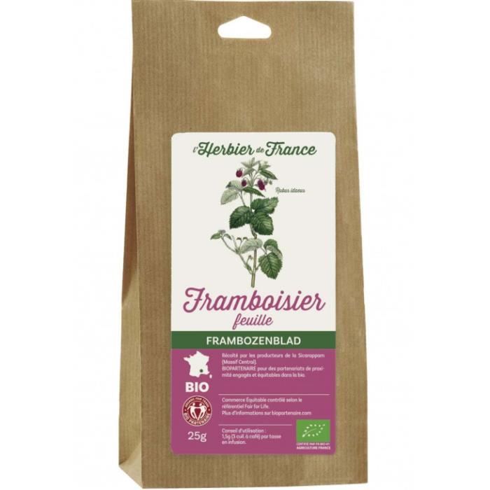 Framboisier feuilles sachet 25gr
