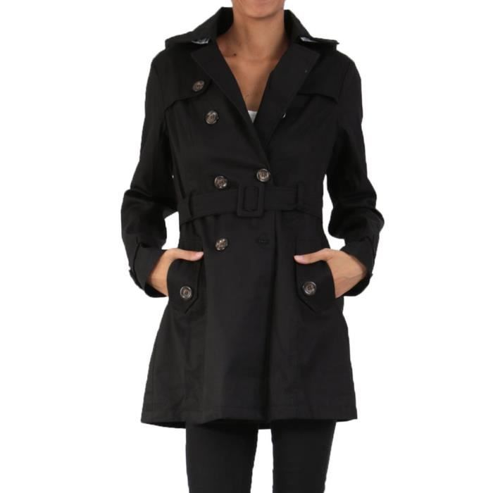 Trench,imperméable à Capuche