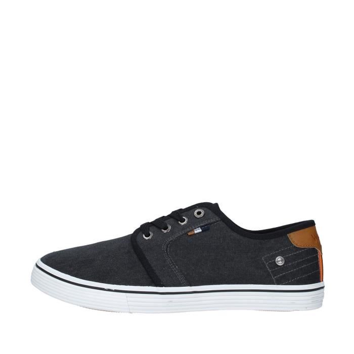Wrangler WM01040A chaussures de tennis faible homme NOIR