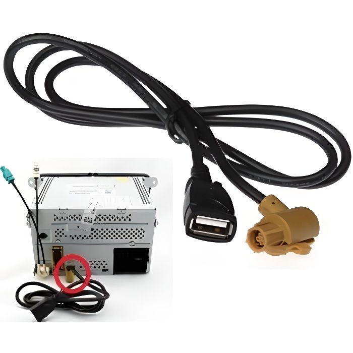 USB Adapter Cable for Volkswagen Skoda RCD510+ RCD310+ RNS315 iPod iPhone 6s 5s Skyexpert