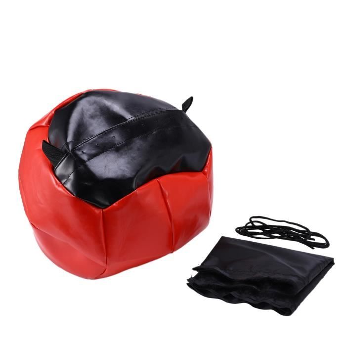 35Cm Medicine Ball Vide Snatch Wall Balls Exercice Heavy Duty Kettlebell Lifting Fitness MB Muscle Building, Rouge