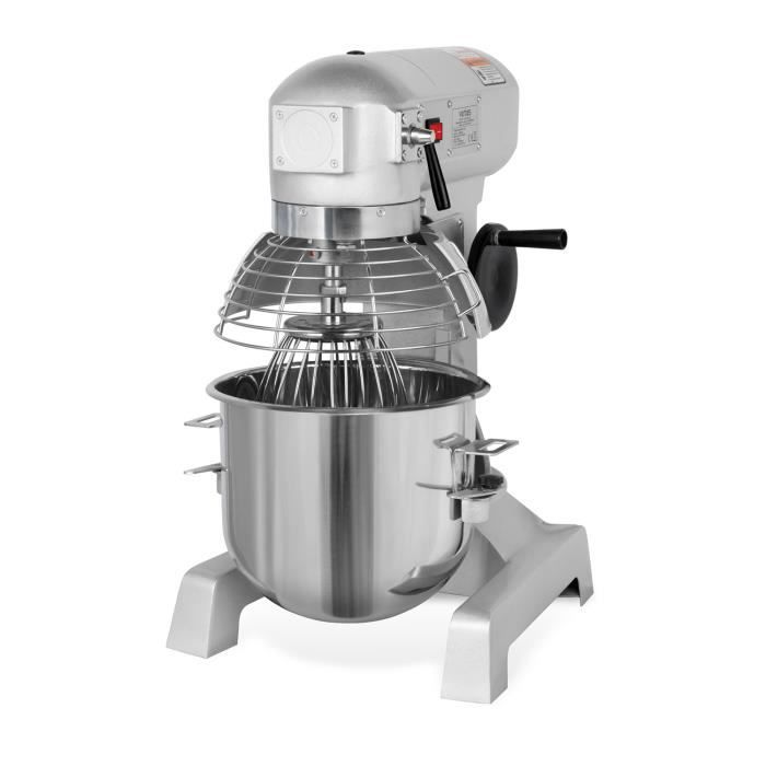 Vertes Pétrin a spirale avec Agitateur planetaire (20 Litre Bol de mélange, Moteur électrique de 1100 watts, Accessoires étendus)